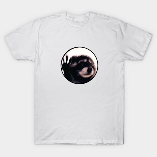 Damen Pedro Racoon Dance T-Shirt by l designs